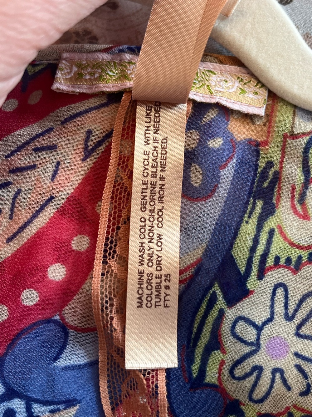 Andrew & Co Multi-Color Floral Paisley Kimono - Picture 7 of 7